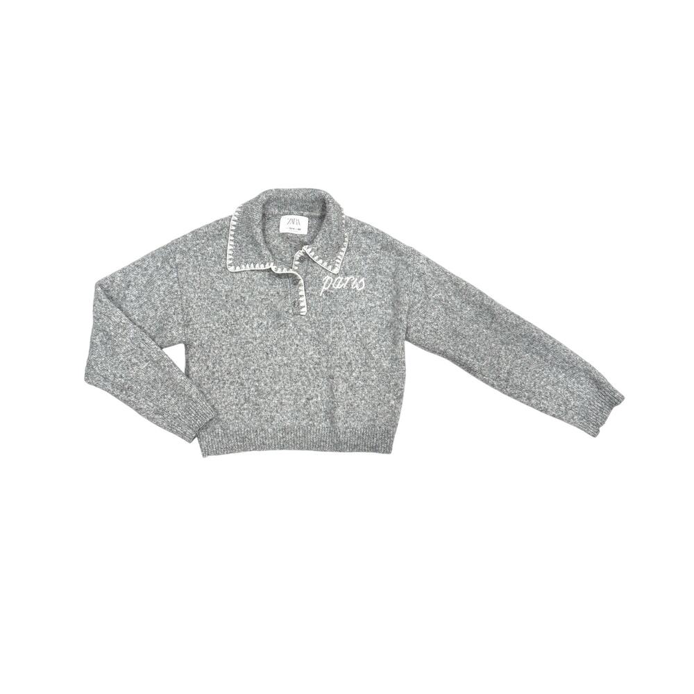 Zara Girls Paris Sweater